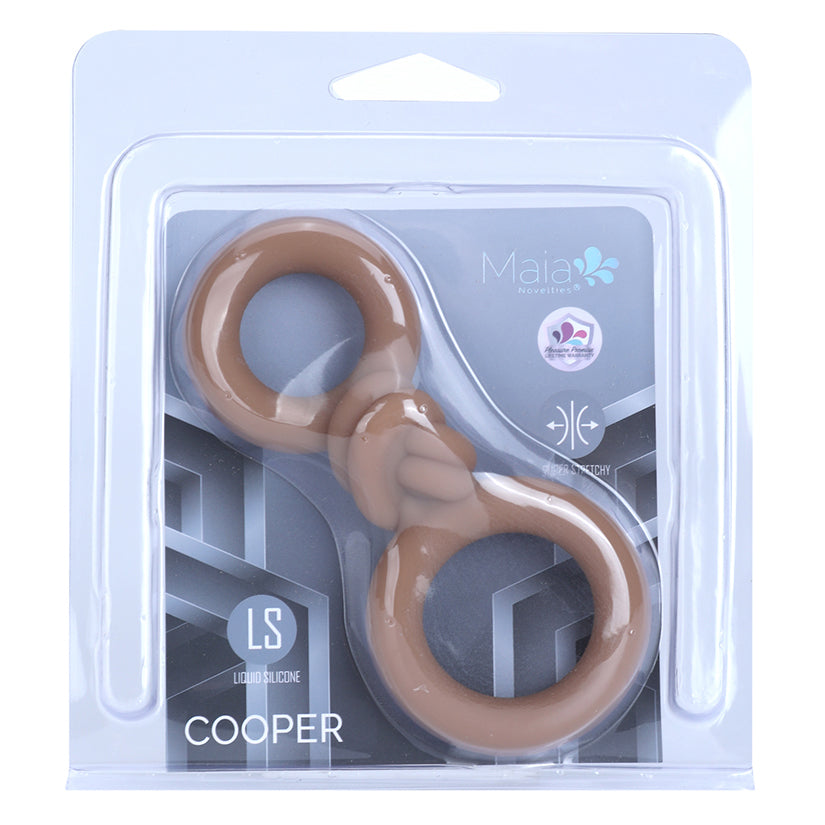 Maia Cooper Caramel dual stretch cock ring