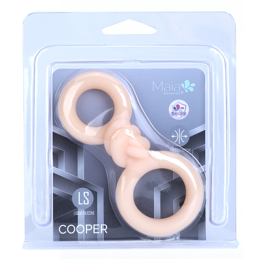 Maia Cooper Vanilla dual stretch cock ring