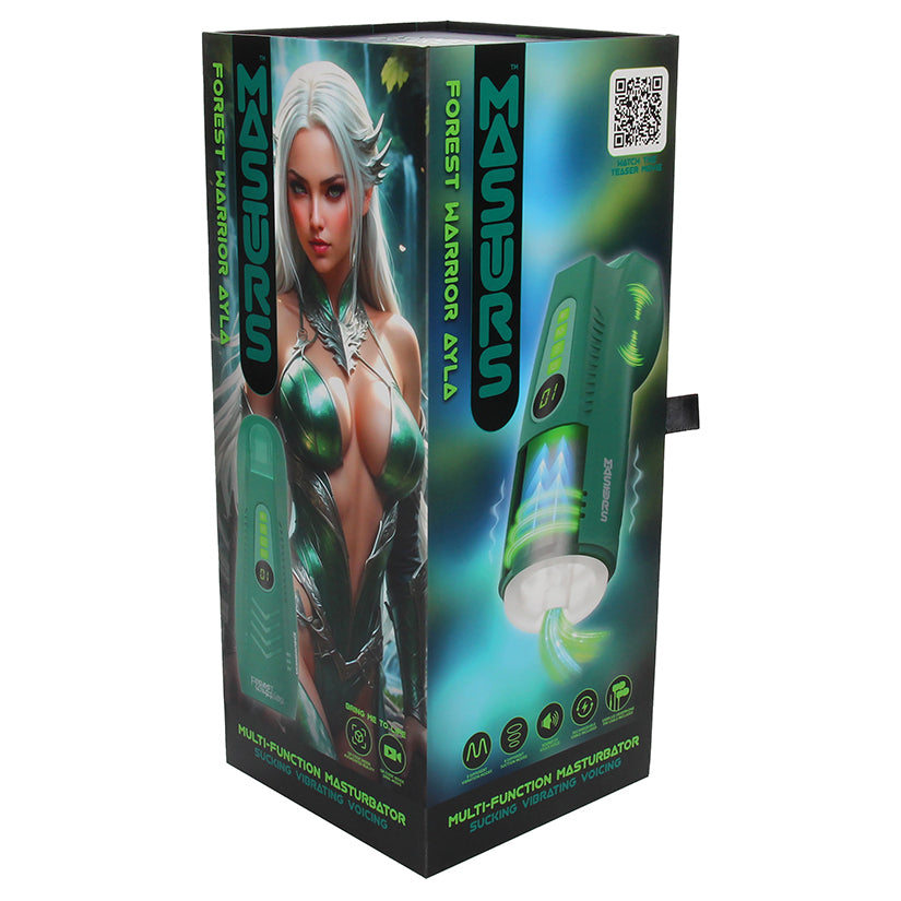 Masturs Ayla Forest Warrior Multi Function Masturbator, fantasy themed realistic male stroker