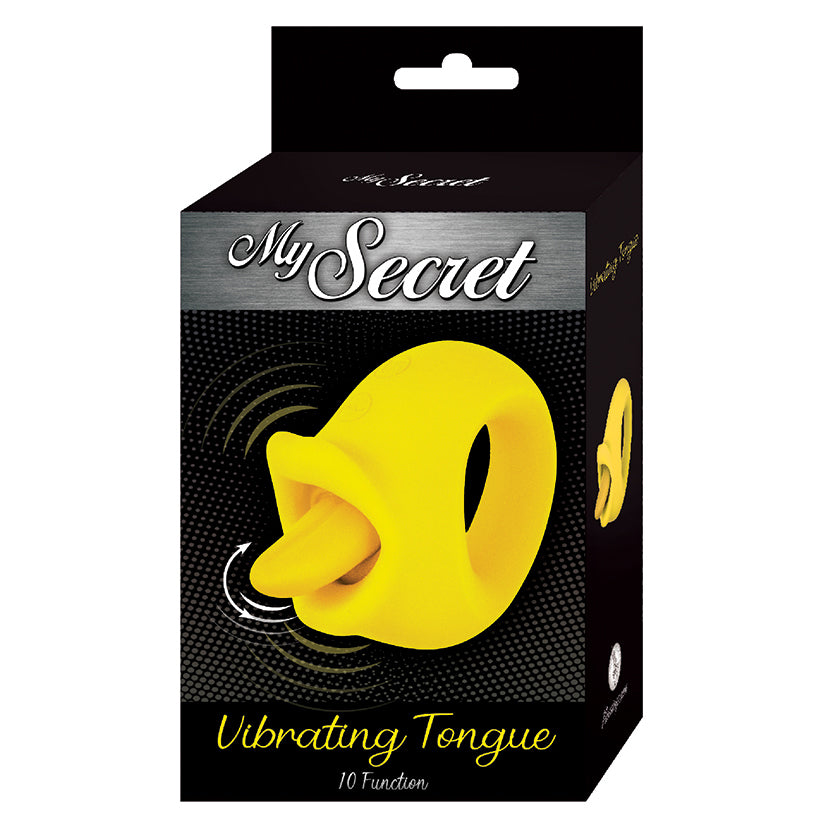 My Secret Vibrating Tongue-Yellow – Clitoral Stimulator for Intense Pleasure