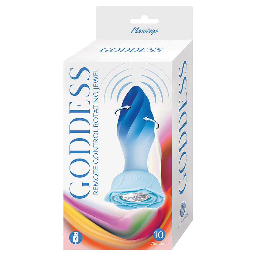 Nasstoys Goddess Remote Control Rotating Jewel Blue NAS3305-1