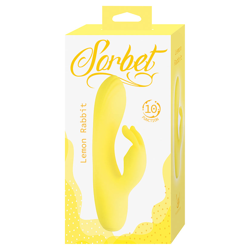 Sorbet Lemon Rabbit dual-stim vibrator