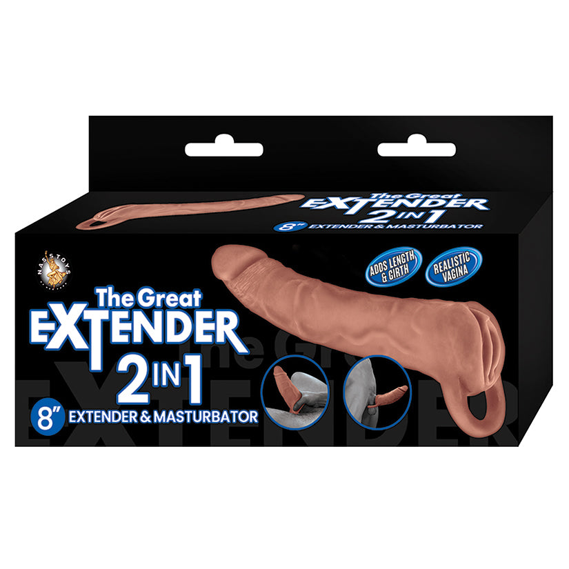 The Great Extender 2-in-1 brown 8 inch hollow sleeve