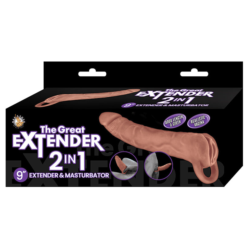 The Great Extender 2-in-1 brown 9 inch hollow sleeve