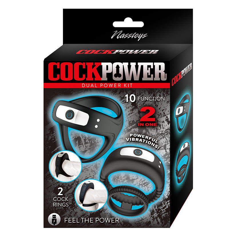 Cockpower Dual Power Kit vibrating cock ring set