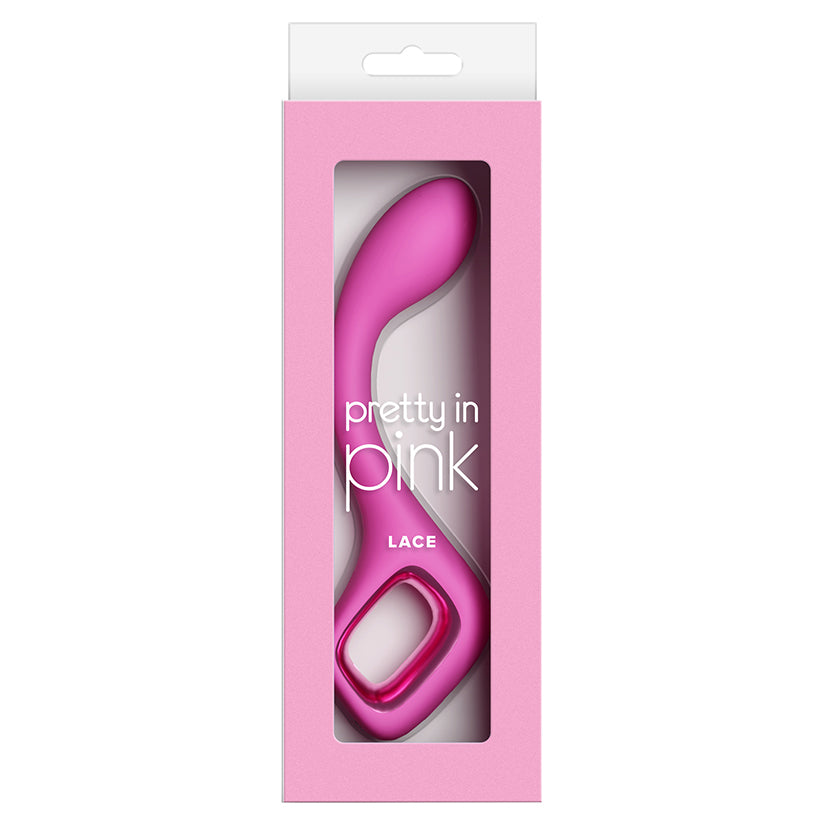 Pretty in Pink Lace decorative silicone anal plug