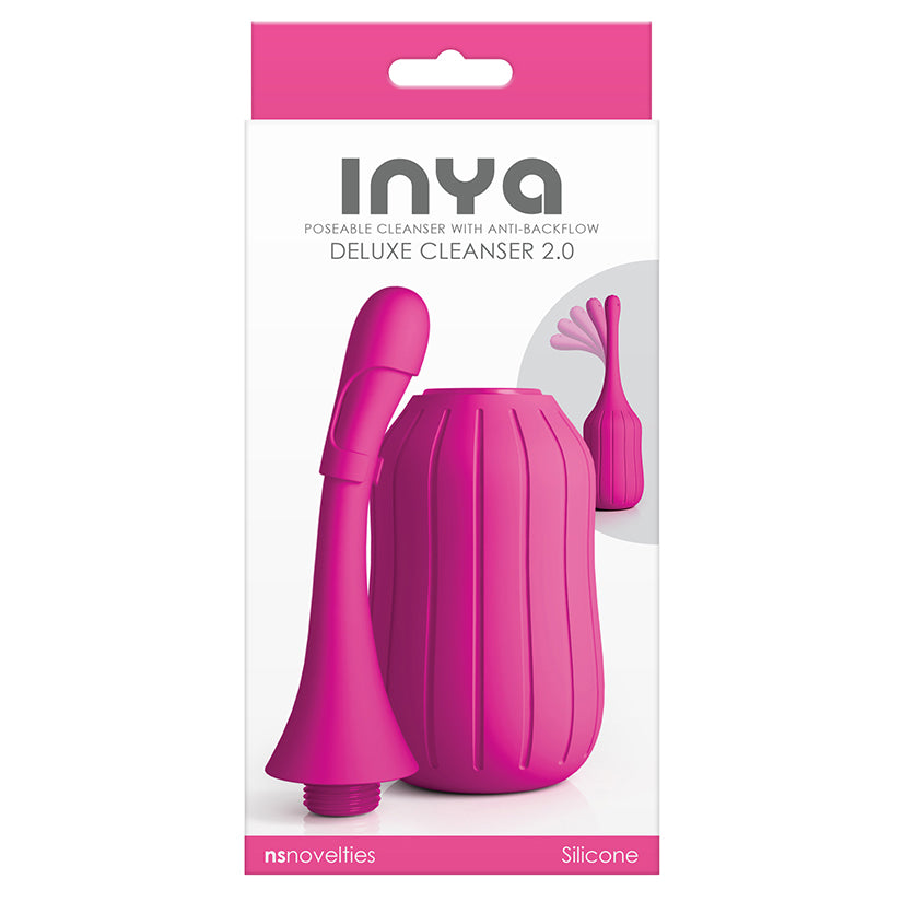 Inya Deluxe Cleanser 2.0 pink silicone anti backflow intimate hygiene bulb system