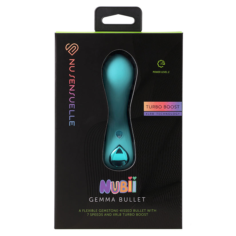 Sensuelle Nubii Gemma Turbo Bullet Vibrator in Coral, powerful rechargeable turbo bullet for clitoral pleasure