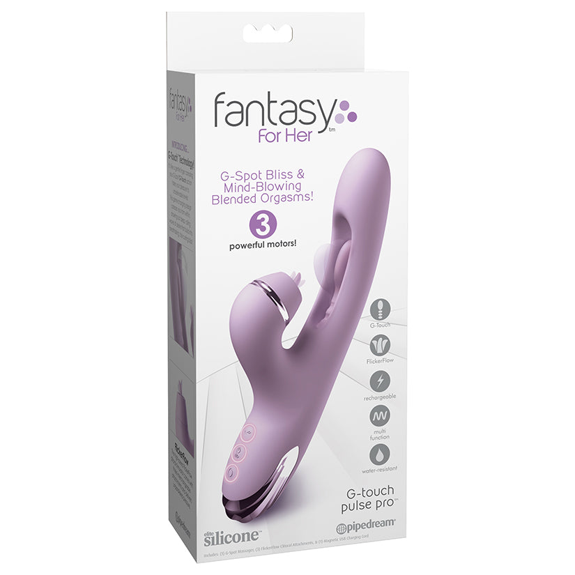 Fantasy For Her G-Touch Pulse Pro Purple pulsating G-spot vibrator
