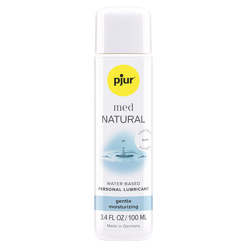 pjur med NATURAL Glide Water-based Intimate Personal Lubricant 3.4oz