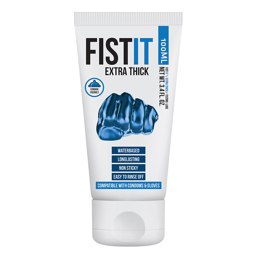 Fist It Extra Thick Water Based Lubricant 3.4oz bottle, rich thick cushioning formula for enhanced glide