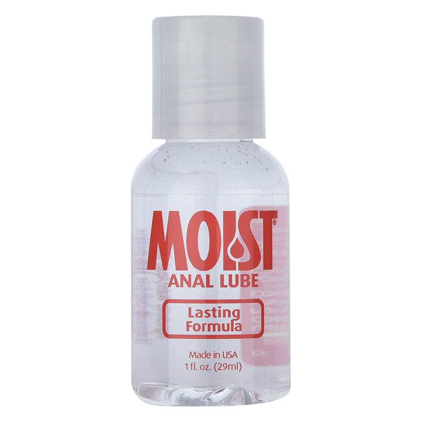 MOIST anal lube formula 1oz 29ml travel size thick lubricant bottle