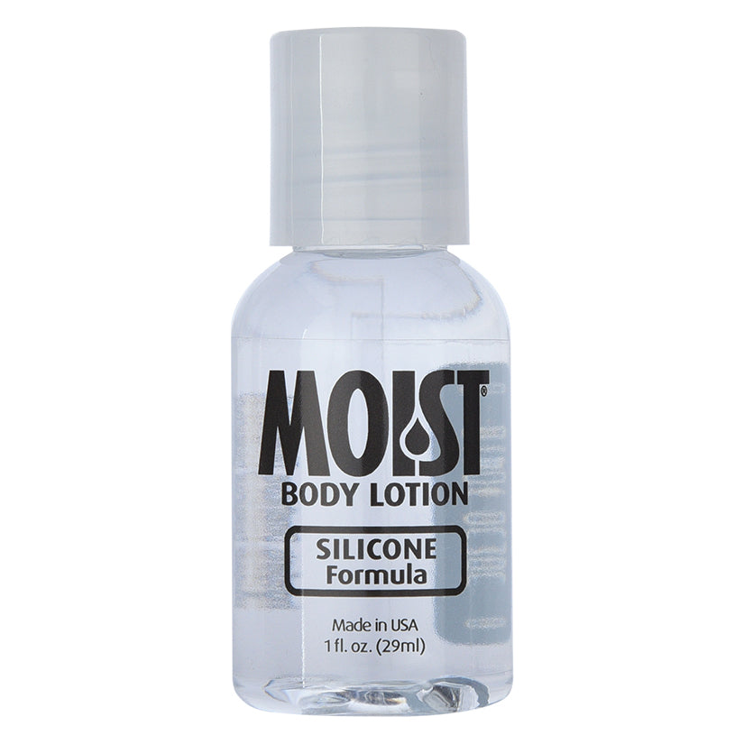 MOIST silicone body lotion lube formula 1oz 29ml travel size bottle