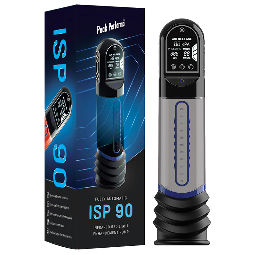 Peak Performa ISP 90 automatic infrared penis pump blue