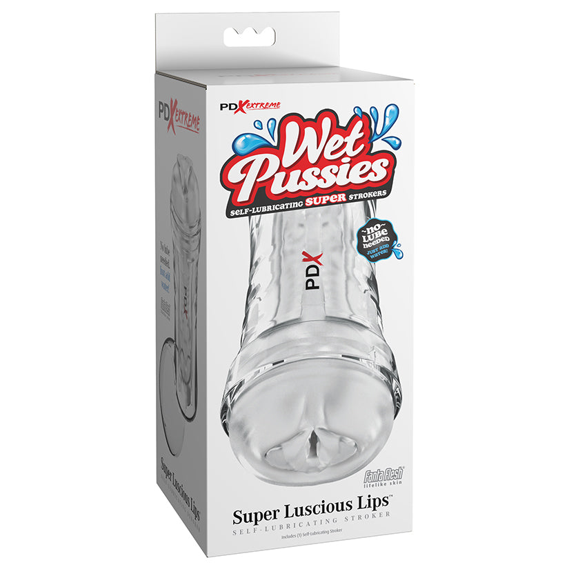 PDX Extreme Luscious Lips self lubricating stroker