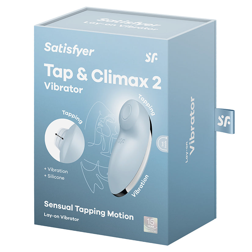 Satisfyer Tap and Climax 2-Blue | Enhance Wellness & Pleasure – Shop Now