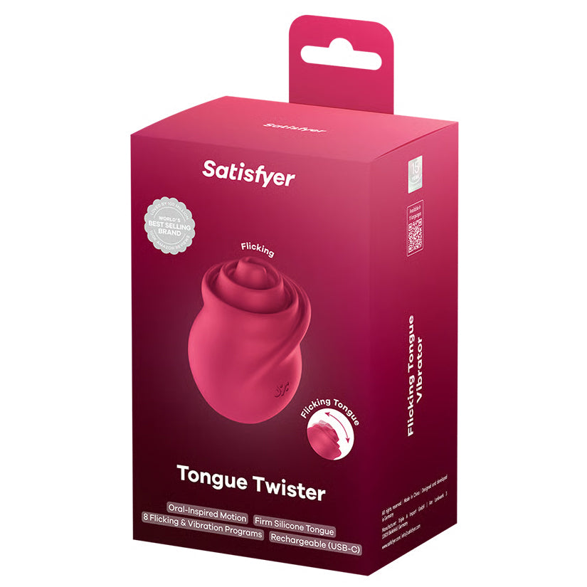 Satisfyer Tongue Twister rotating licking vibrator