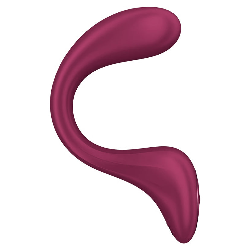Satisfyer G For Goddess 2 Wine Red dual stimulation vibrator