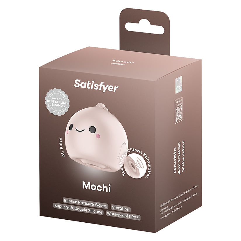 Satisfyer Mochi Beige compact clitoral stimulator