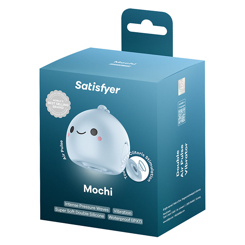 Satisfyer Mochi Frost Blue soft touch clitoral stimulator