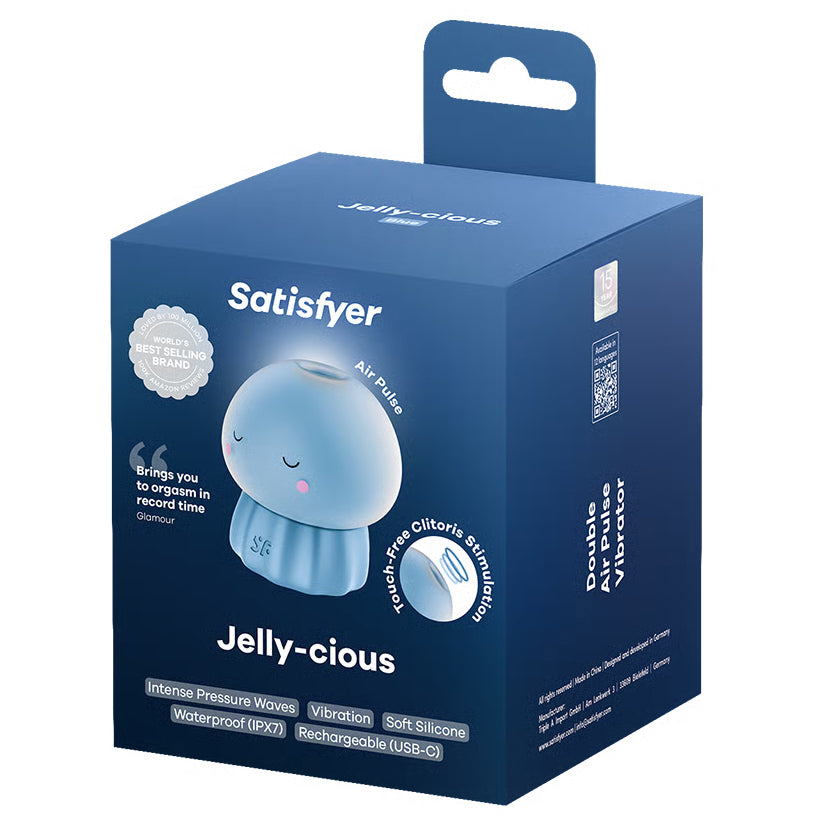 Satisfyer Jelly cious Blue flexible clitoral stimulator