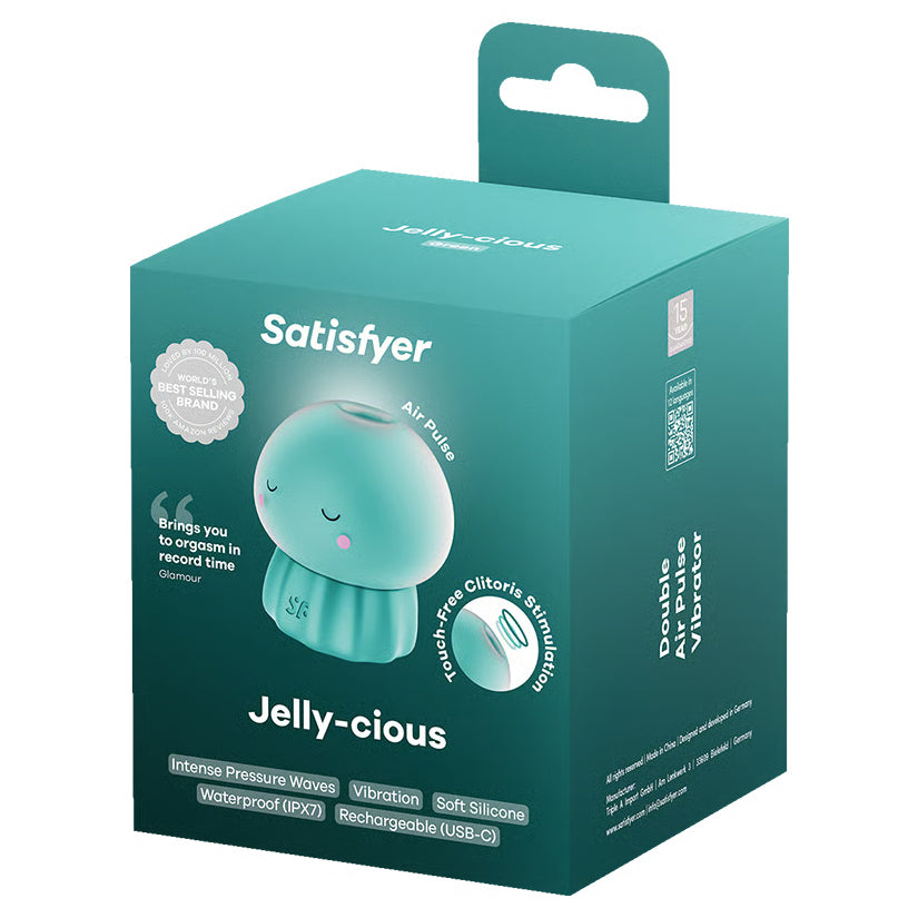 Satisfyer Jelly cious Green soft clitoral stimulator