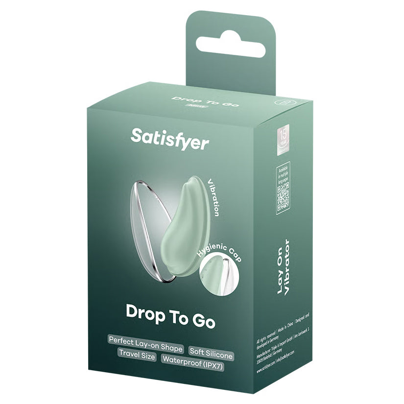 Satisfyer Drop To Go Mint compact air pulse stimulator