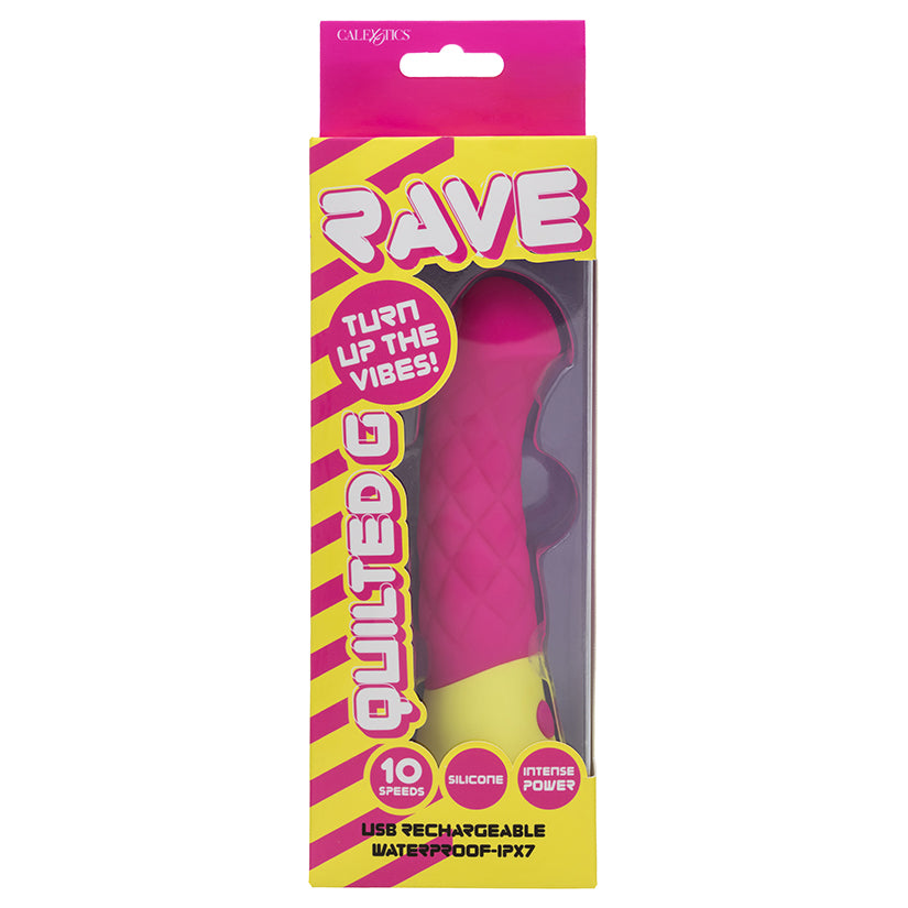 Rave Quilted G | Textured G-Spot Vibrator with 10 Vibration Modes