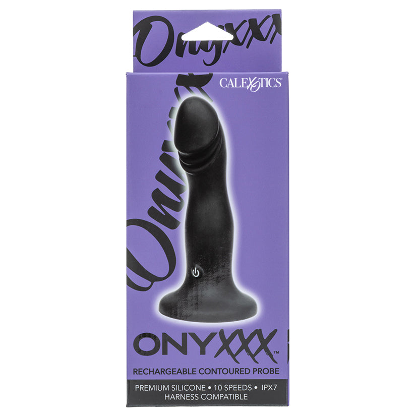 Onyxxx Rechargeable Probe – Contoured | Ergonomic Internal Vibrator