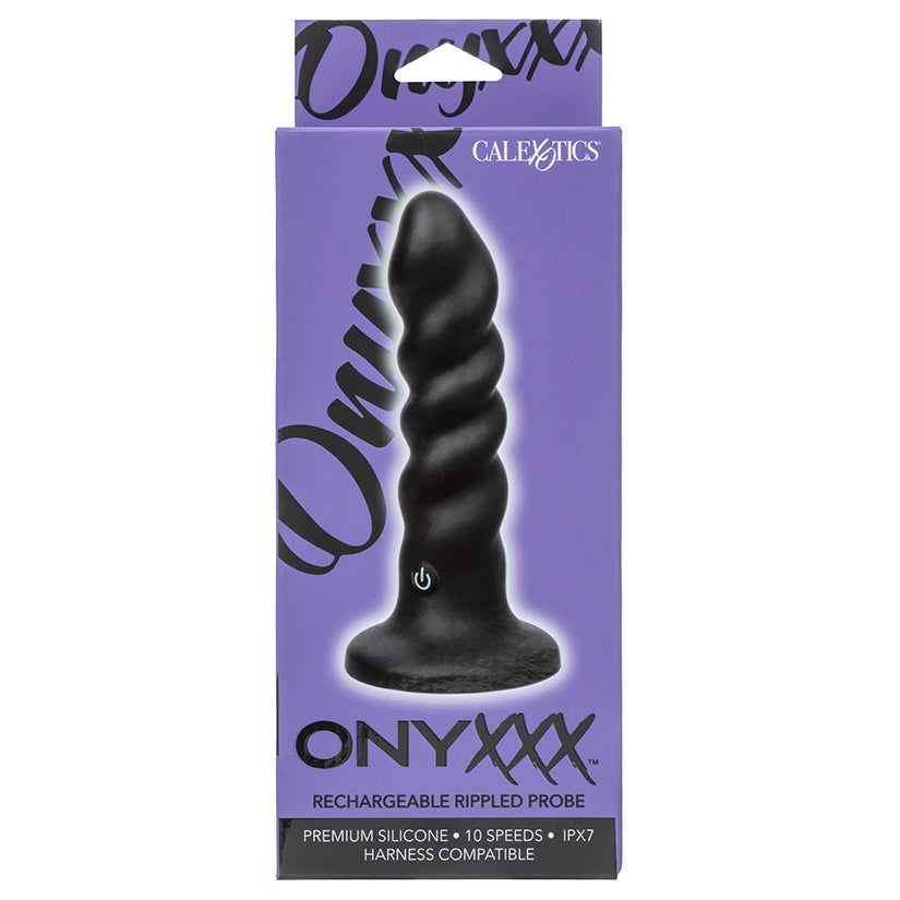Onyxxx Rechargeable Probe – Rippled Texture | Deep Internal G-Spot Stimulator