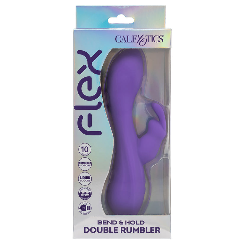 Flex Bend & Hold Double Rumbler | Enhance Wellness & Pleasure – Shop Now