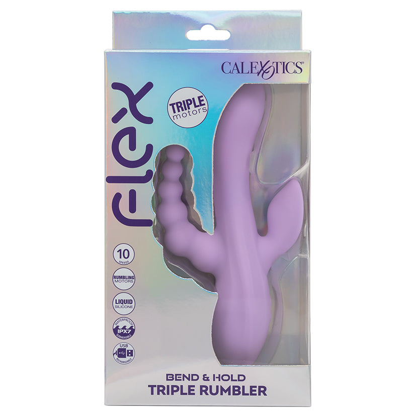Flex Bend & Hold Triple Rumbler | Enhance Wellness & Pleasure – Shop Now