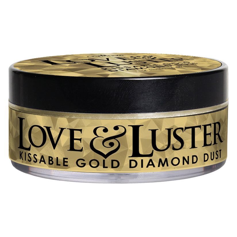 Sensuva Love and Luster Kissable Diamond Dust gold 2oz jar