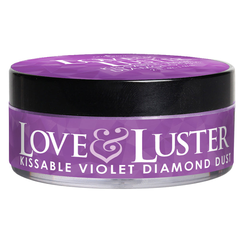 Sensuva Love and Luster Kissable Diamond Dust purple 2oz jar