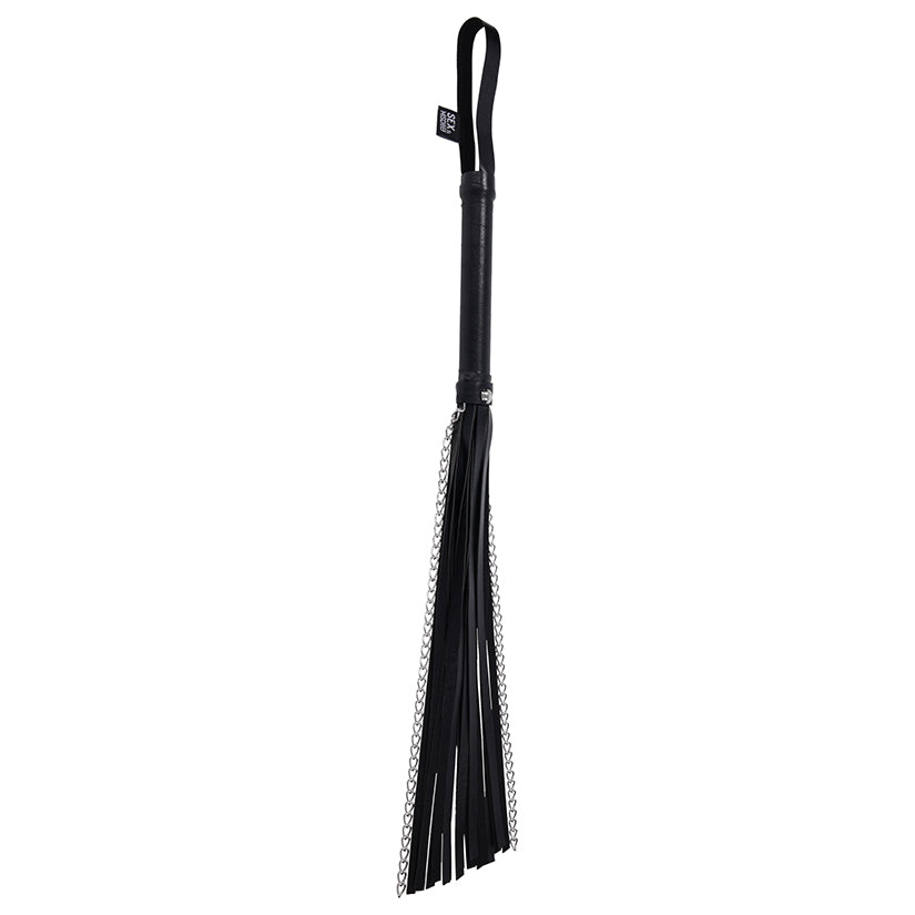 Shadow Chain Flogger with metal chains and comfortable handle, bdsm impact play toy