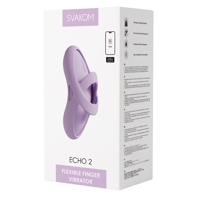 Svakom Echo 2-Pink Lilac | Enhance Wellness & Pleasure – Shop Now