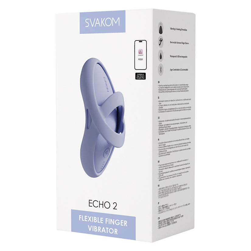 Svakom Echo 2-Sky Blue | Enhance Wellness & Pleasure – Shop Now