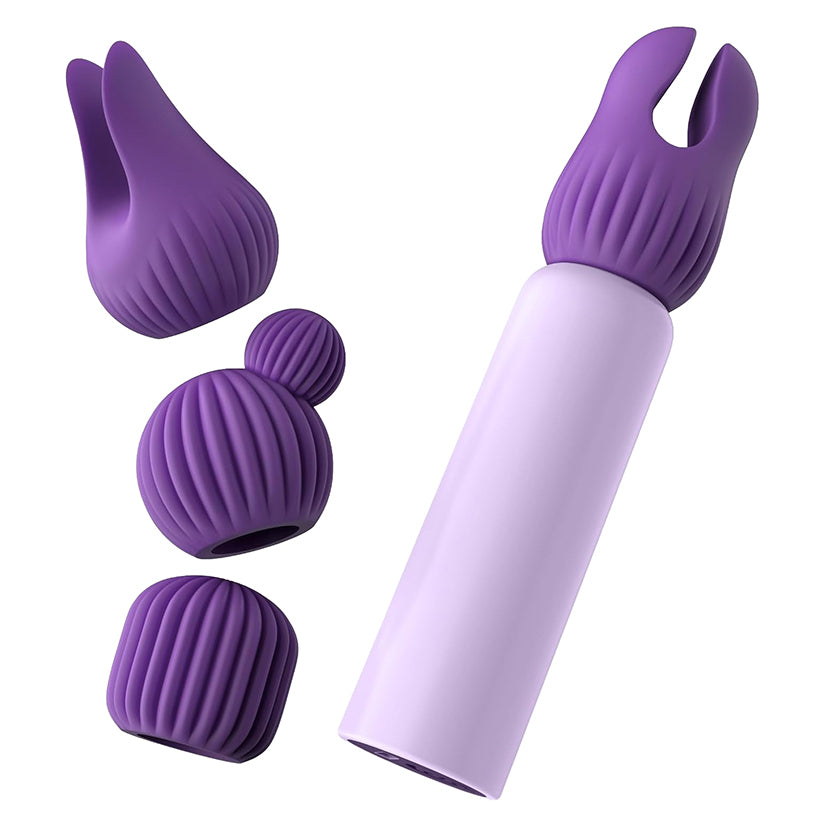 Tracy's Dog Nibble 4-in-1 bullet vibrator kit purple