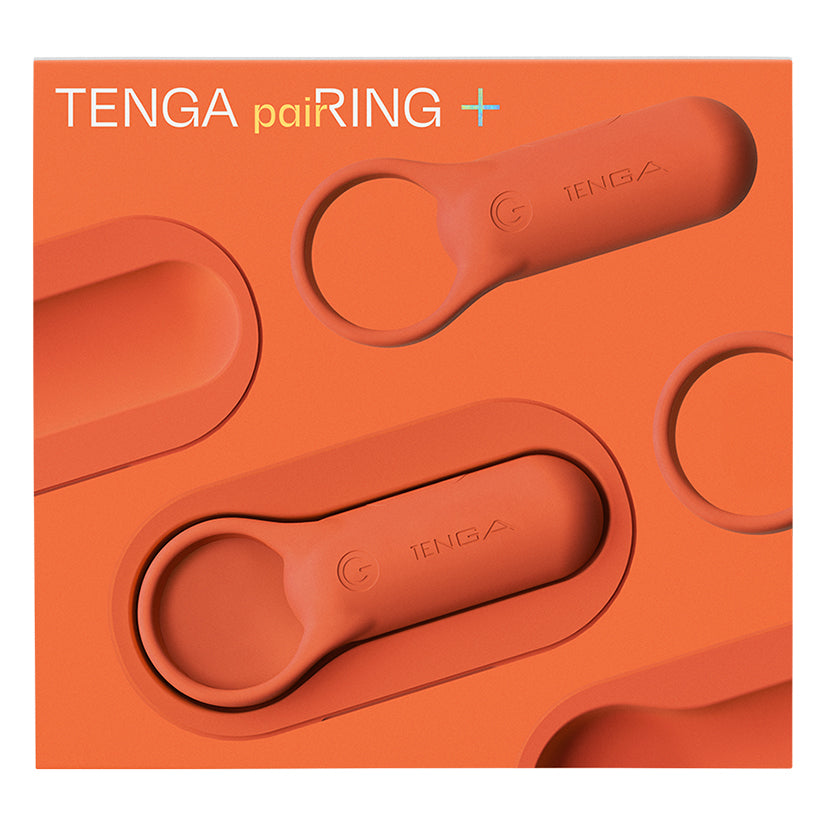 Tenga Pairing Plus Orange compact male masturbator