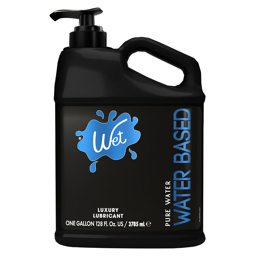 Wet water based lubricant 128oz bulk bottle