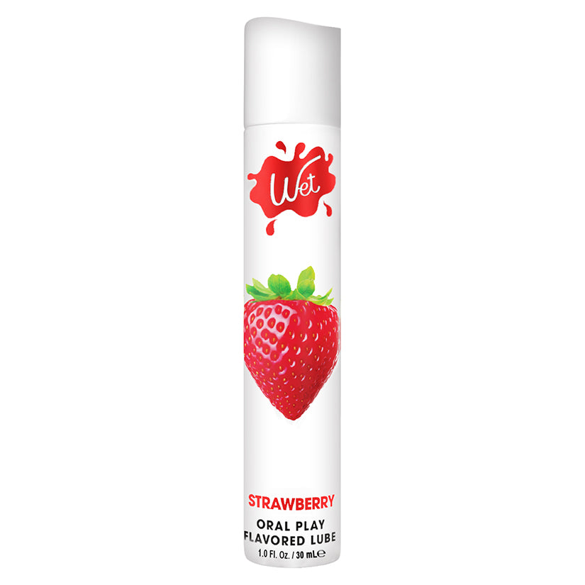 Wet Sexy Strawberry flavored lubricant 1oz bottle