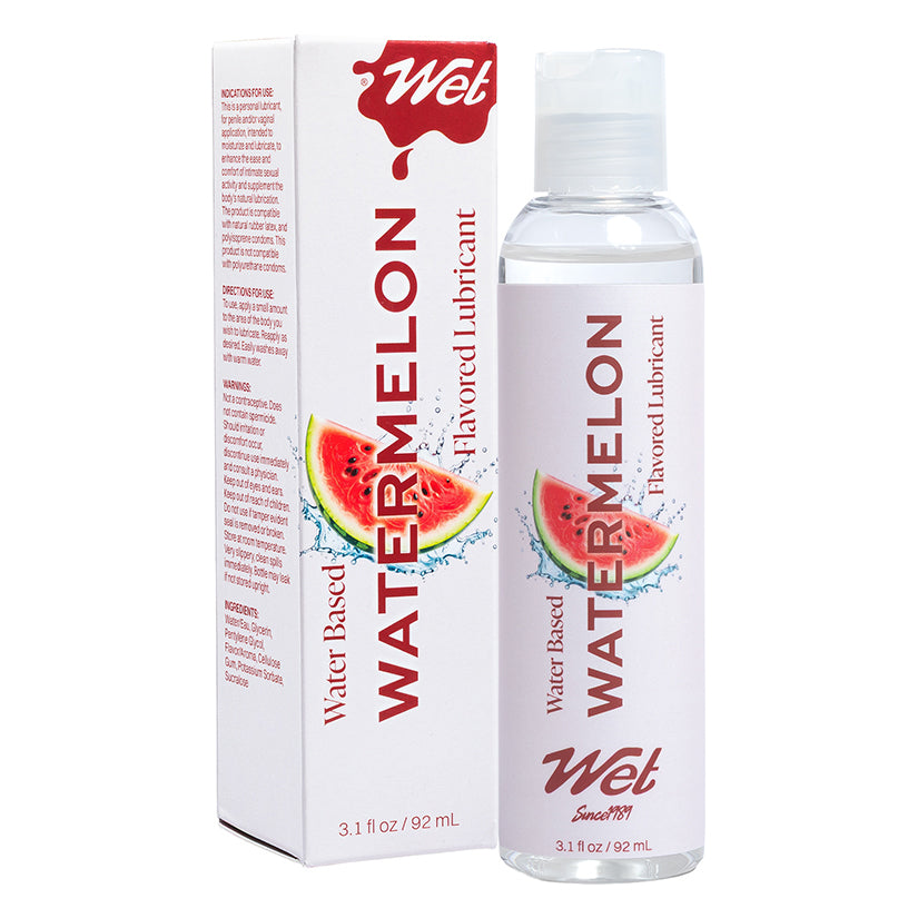 Wet watermelon flavored lubricant 3.1oz
