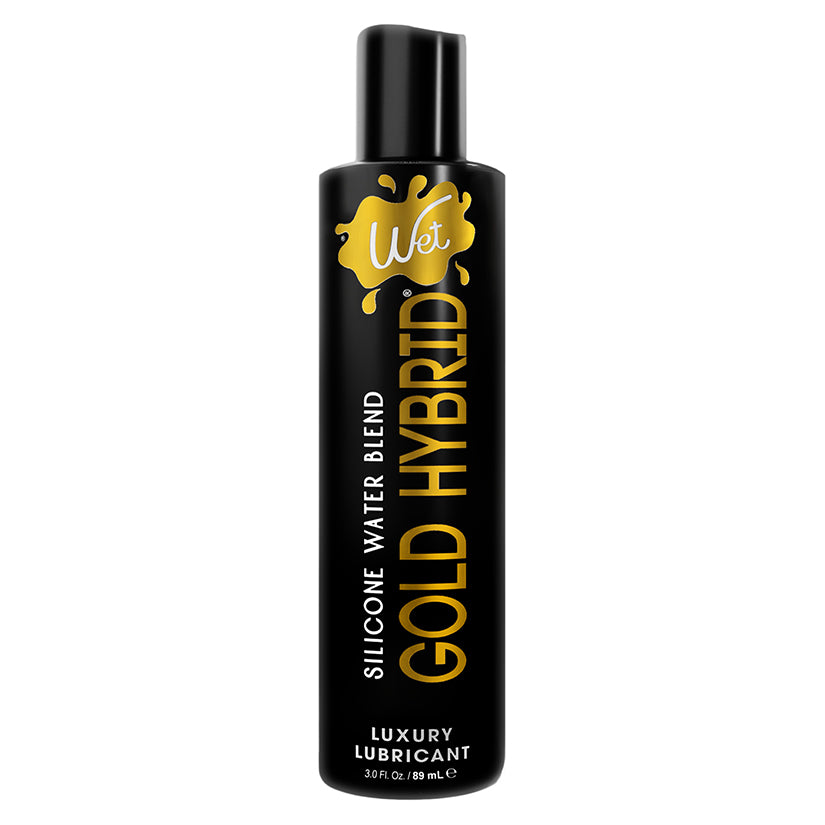 Wet Gold hybrid lubricant 3.1oz travel size bottle