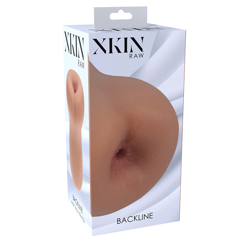 Xkin RAW Masturbator Backline Tan, realistic textured male pleasure sleeve