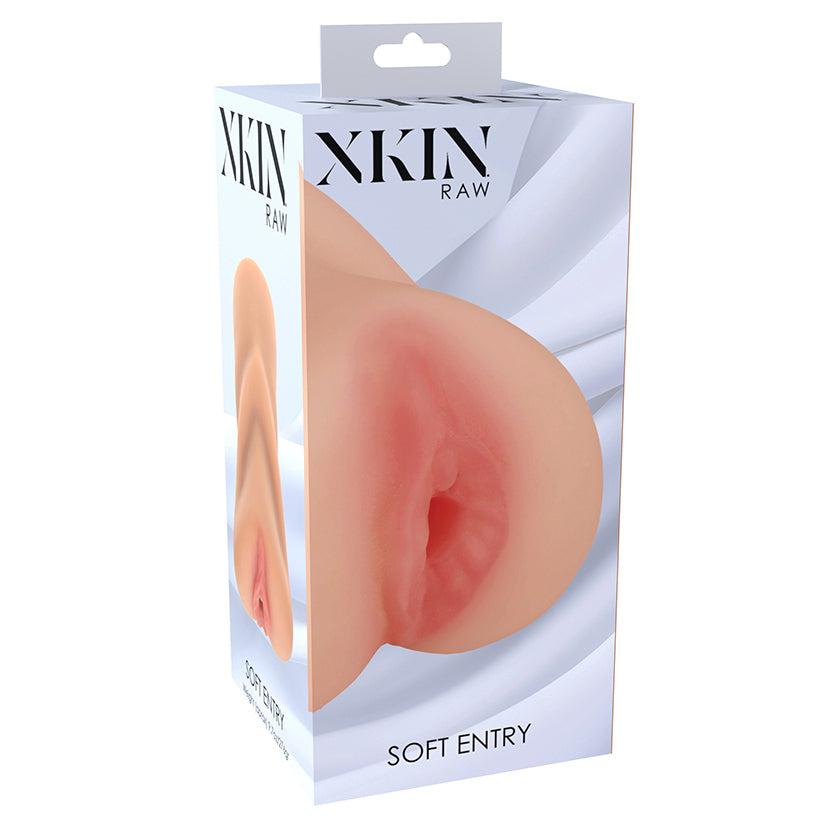 Xkin RAW Masturbator Soft Entry Flesh, ultra soft realistic male pleasure sleeve with easy entry