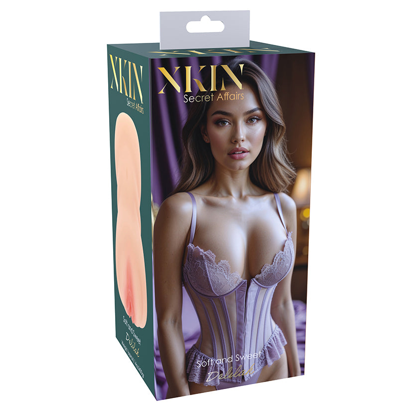 Xkin Secret Affairs Masturbator Delilah Flesh, soft realistic male pleasure sleeve