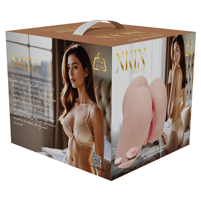 Xkin Vivica Lenore dual-entry masturbator flesh