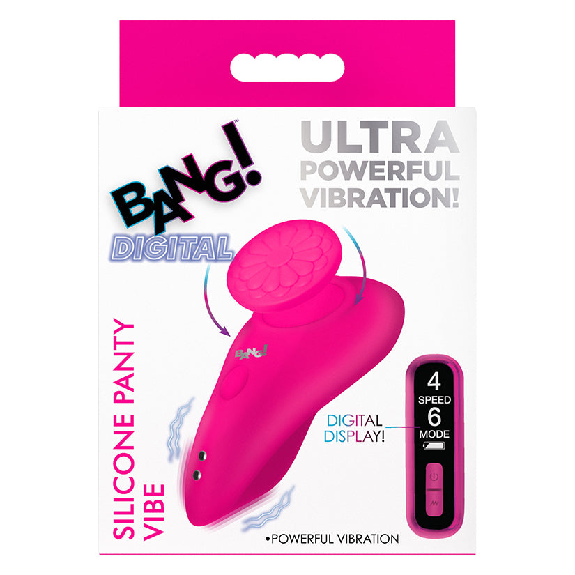 Bang silicone panty vibe with wireless digital remote control