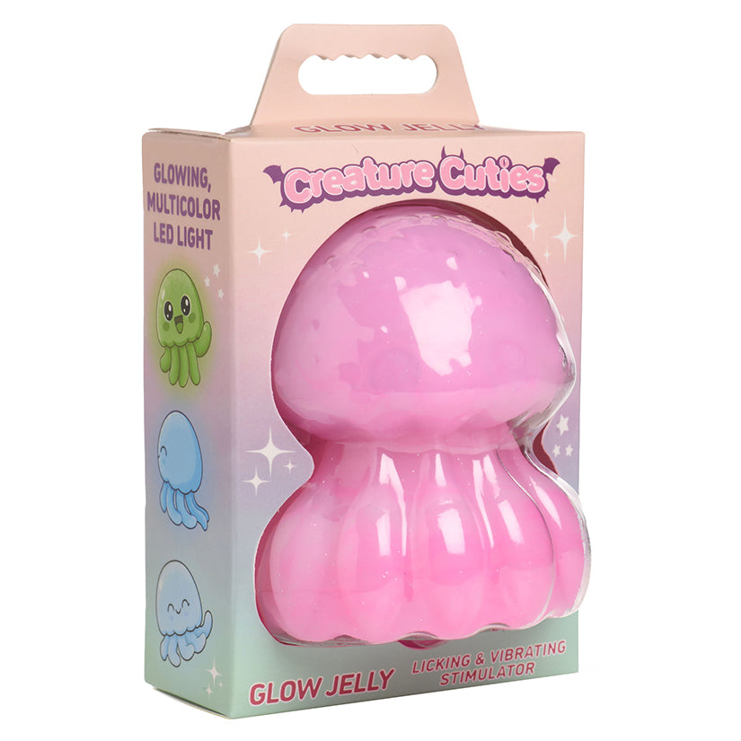 Creature Cuties glow jelly licking and vibrating stimulator