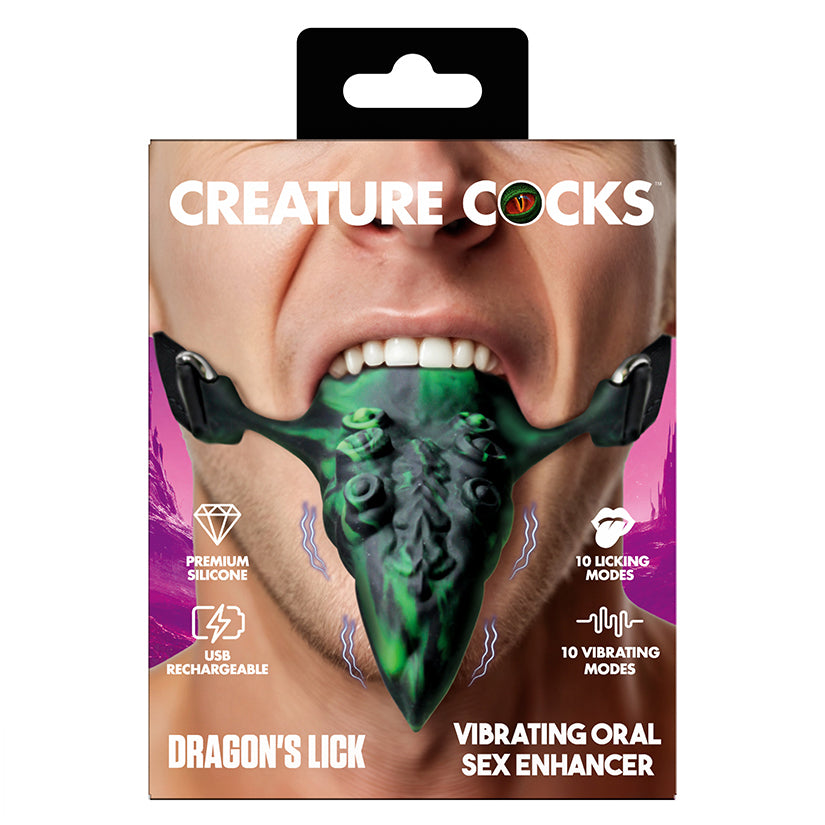 Creature Cocks Dragon's Lick vibrating oral enhancer